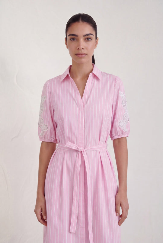 LR-PIPPIN 3 Klänning Lyseröd