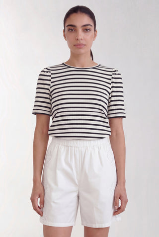 LR-NEDDIE 1 T-shirt Navy