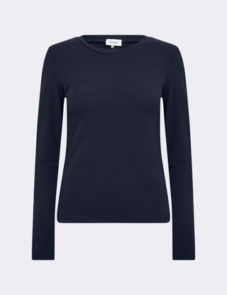 LR-NEDDIE 4 T-shirt mörkblå