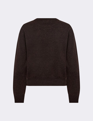 LR-ISMAILA 24 Pullover Mörkbrun