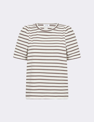 LR-NEDDIE 1 T-shirt Camel