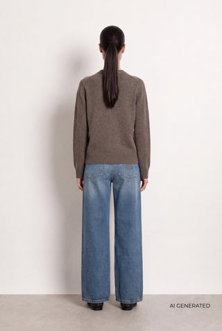 LR-ELOISE 2 Pullover Mörkbrun