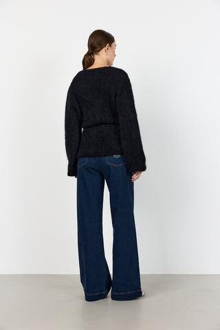 LR-NOREEN 7 Cardigan Svart