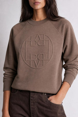 LR-NUKA 11 Sweatshirt Mörkbrun