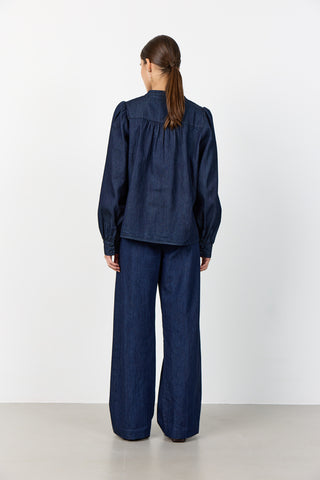 LR-PIETTA 2 Skjorta mörkblå