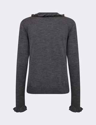 LR-ISMAILA 14 Cardigan Grå