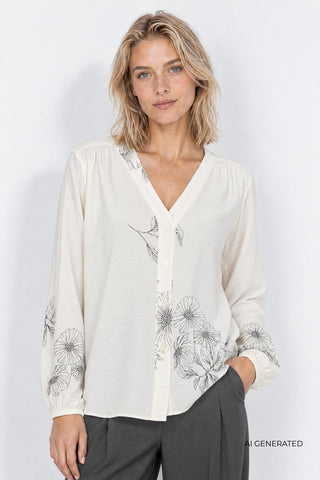 LR-ULRIKKE 2 Blus Off white