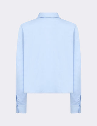 LR-ISLA SOLID 136 Skjorta Ljusblå