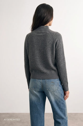 LR-ELOISE 6 Pullover Mörkgrå