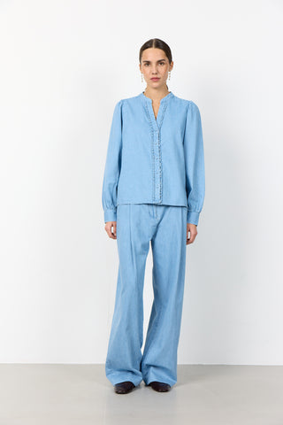 LR-PIETTA 2 Skjorta Blå