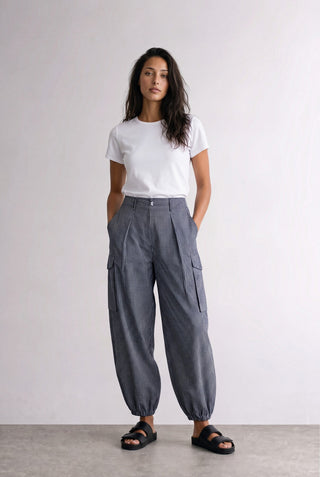 LR-STOCKHOLM 1 Byxor Navy
