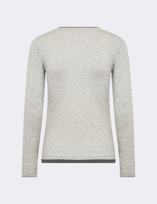LR-JOSEPHINE 5 T-shirt Ljusgrått