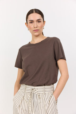 LR-ANY 1 T-shirt Mörkbrun