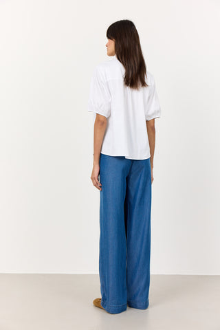 LR-ISLA SOLID 129 Skjorta Vit