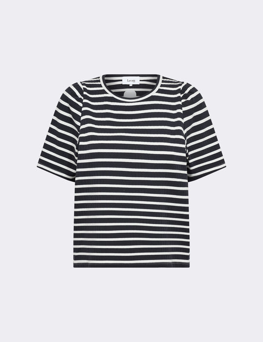 LR-NEDDIE 1 T-shirt mörkblå
