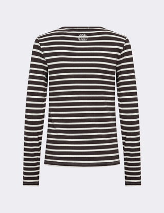 LR-NEDDIE 2 T-shirt Mörkbrun