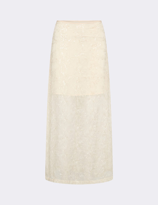 LR-ROXY 2 Kjol Ljus sand