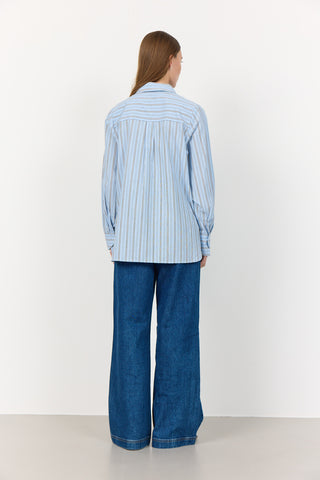 LR-KETTA 1 Skjorta Ljusblå