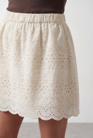 LR-ROSALINA 4 Kjol Off white