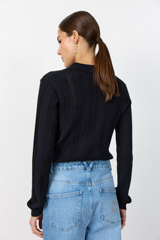 LR-PRIYA 2 Skjorta Svart