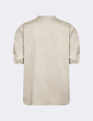 LR-ISLA SOLID 137 Skjorta Ljus sand