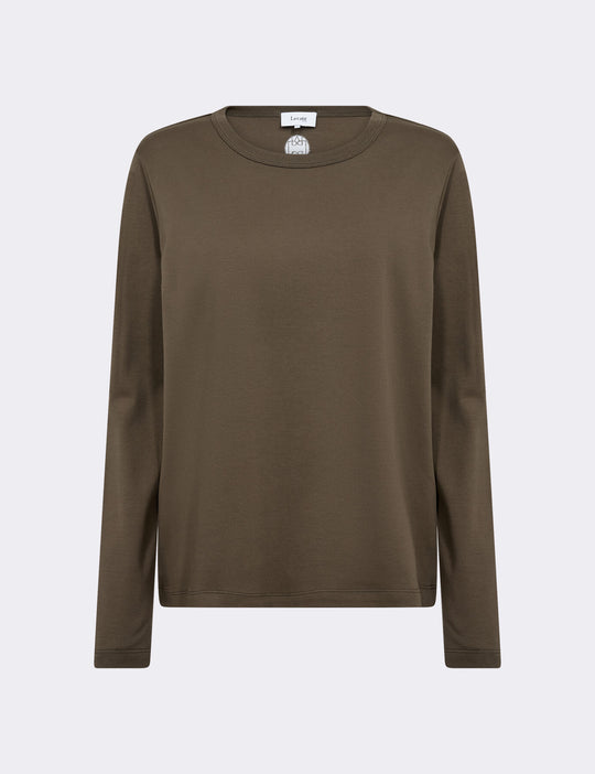 LR-PALOMA 7 T-shirt Mörkbrun