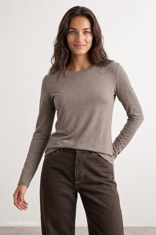 LR-JOSEPHINE 1 T-shirt Brün