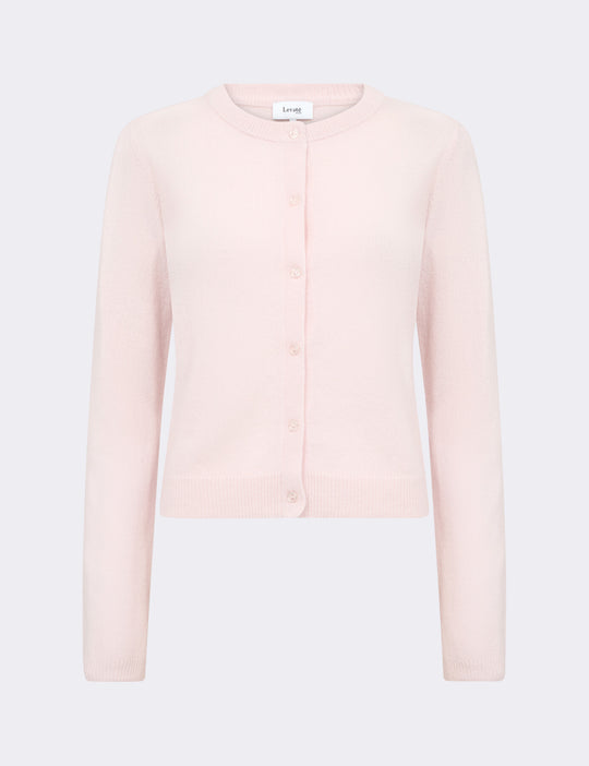 LR-ELOISE 15 Cardigan Lyseröd
