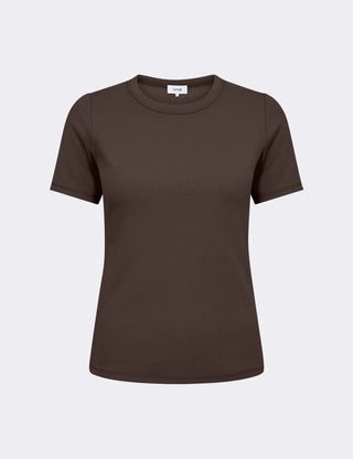 LR-NUMBIA 5 T-shirt Mörkbrun