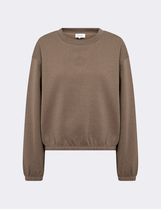 LR-NUKA 13 Sweatshirt Mörkbrun