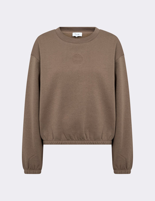 LR-NUKA 13 Sweatshirt Mörkbrun