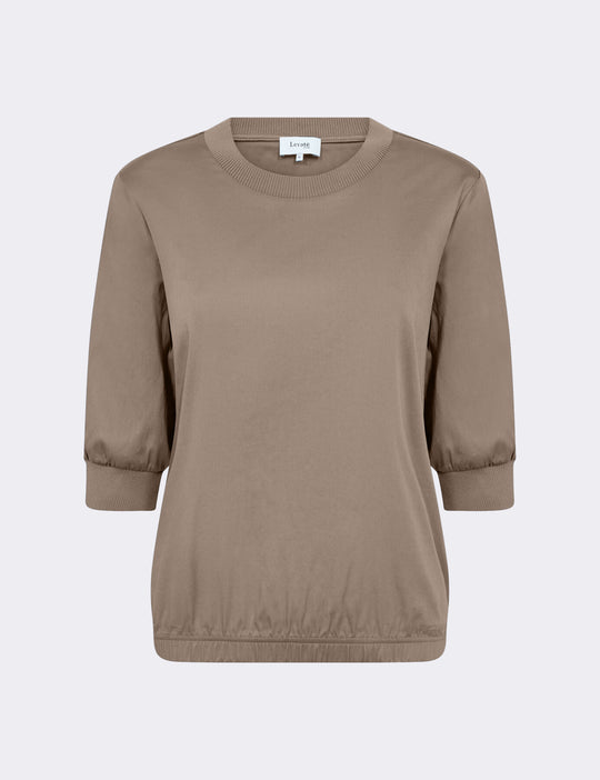 LR-ISLA SOLID 123 Blus Mörk sand