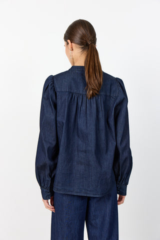 LR-PIETTA 2 Skjorta mörkblå