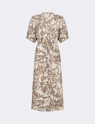 LR-RYA 2 Klänning Ljus sand