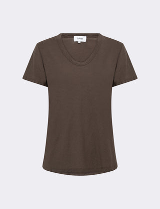 LR-ANY 2 T-shirt Mörkbrun