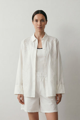 LR-ROSE 2 Skjorta Off white