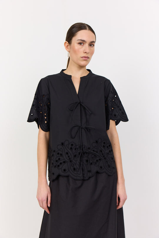 LR-GROLET 8 Skjorta Svart