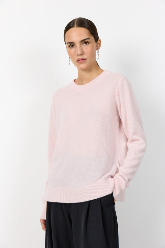 LR-ELOISE 2 Pullover Lyseröd