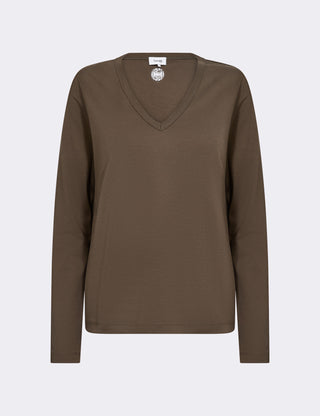 LR-PALOMA 8 T-shirt Mörkbrun