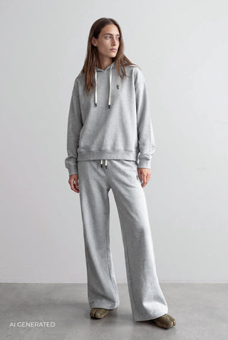 BL-ALESSIA ART 3 Sweatshirt Ljusgrått