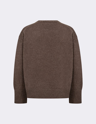 LR-PERLE 1 Pullover Brün
