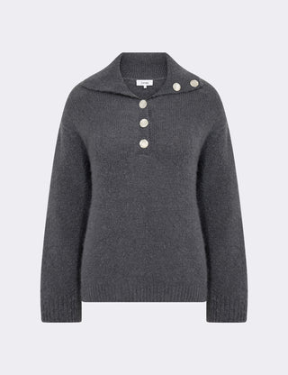 LR-NOREEN 10 Pullover Mörkgrå