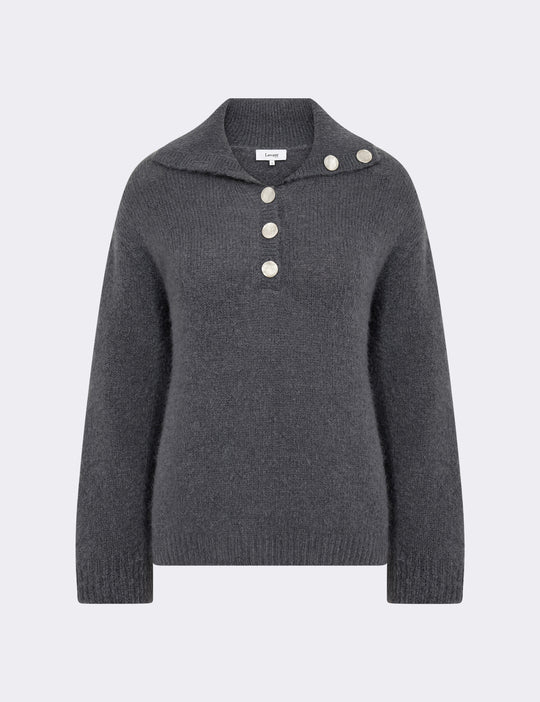LR-NOREEN 10 Pullover Mörkgrå