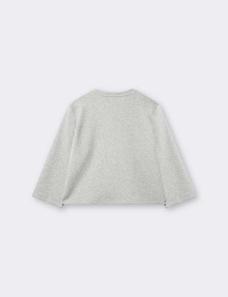 BL-ALONA ART 2 Sweatshirt Ljusgrått