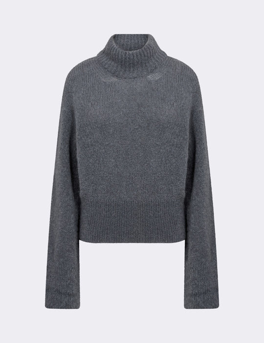 LR-NOREEN 12 Pullover Mörkgrå