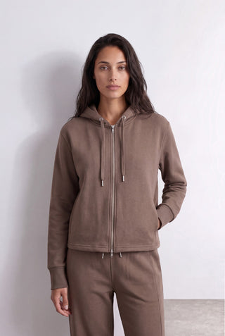 LR-NUKA 9 Sweatshirt Mörkbrun