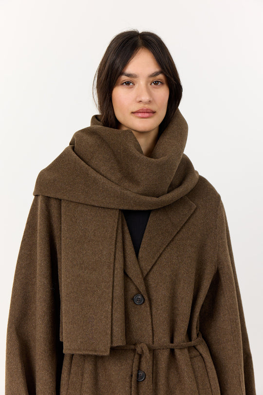 LR-OWA 31 Scarf Mörkbrun