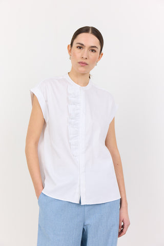 LR-ISLA SOLID 122 Blus Vit
