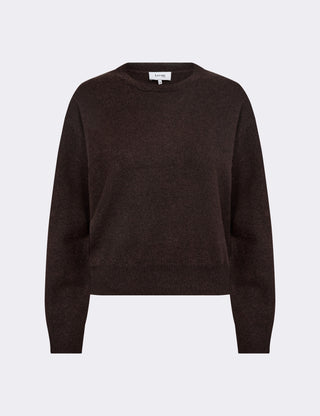 LR-ISMAILA 24 Pullover Mörkbrun