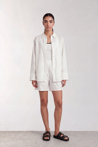 LR-ROSE 2 Skjorta Off white